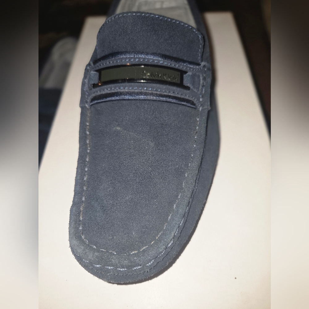 Calvin Klein Men's Navy Loafers - Picture 7 of 9